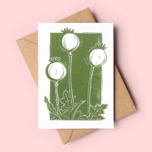 poppy-seedheads-art-card