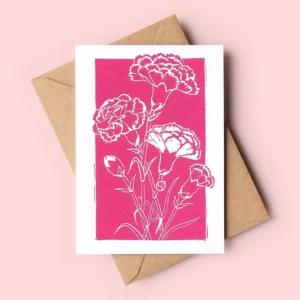 pink-carnation-flower-card