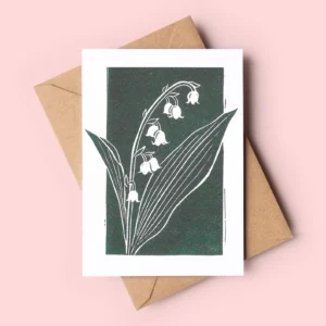 lily-of-the-valley-art-card