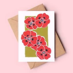 poppy-flower-art-card