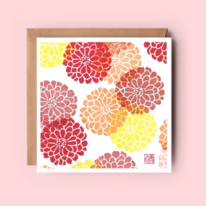 zinnia-flower-card