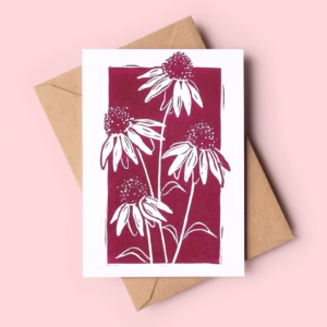 coneflowers-art-card