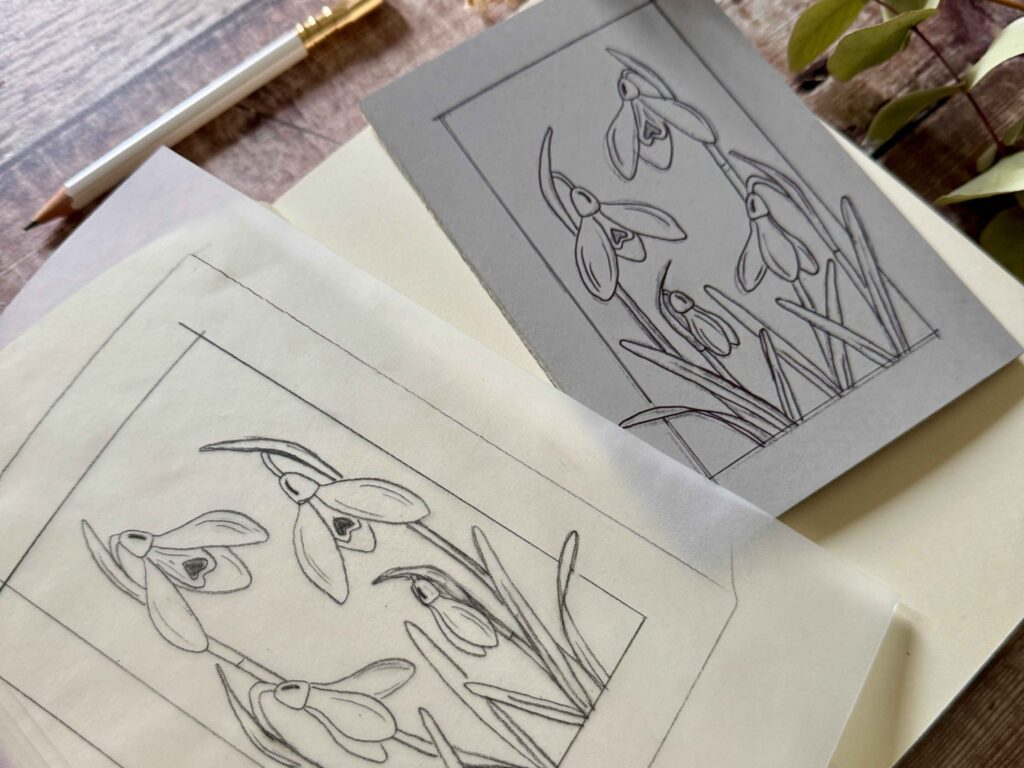 Grace Wong print making process
